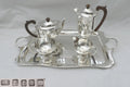 George V Sterling Silver Tea Set & Tray