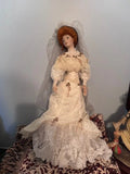 Anniversary Heirloom Bride Gibson Girl Doll 21 Inch