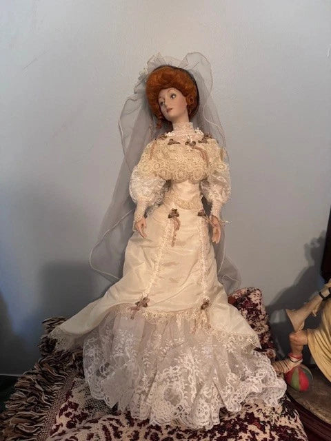 Anniversary Heirloom Bride Gibson Girl Doll 21 Inch